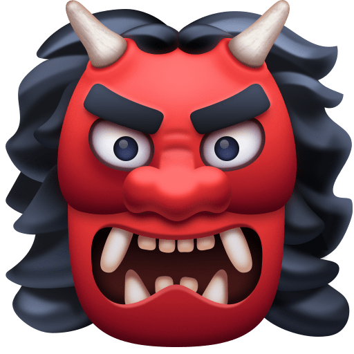 👹 Ogre emoji - Meaning, Copy and Paste