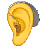 🦻 Ear with Hearing Aid