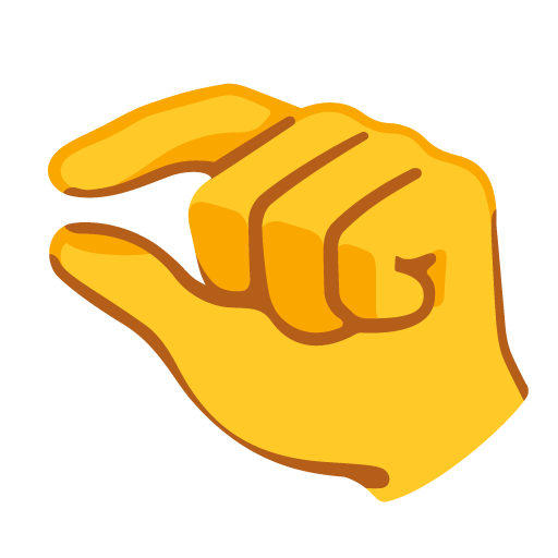 🤏 Pinching Hand emoji - Meaning, Copy and Paste