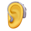 🦻 Ear with Hearing Aid