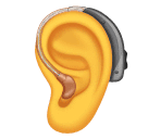 🦻 Ear with Hearing Aid