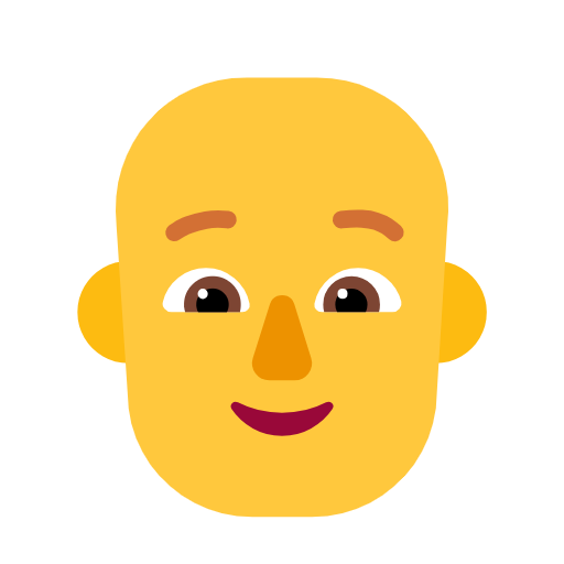 🧑‍🦲 Person: Bald