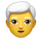 👨‍🦳 Man: White Hair