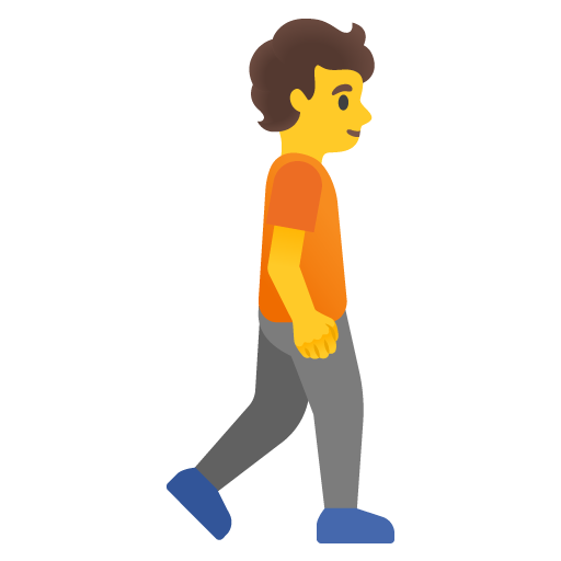 🚶‍➡️ Person Walking Facing Right