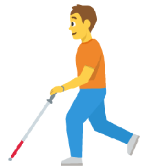 🧑‍🦯 Person with White Cane