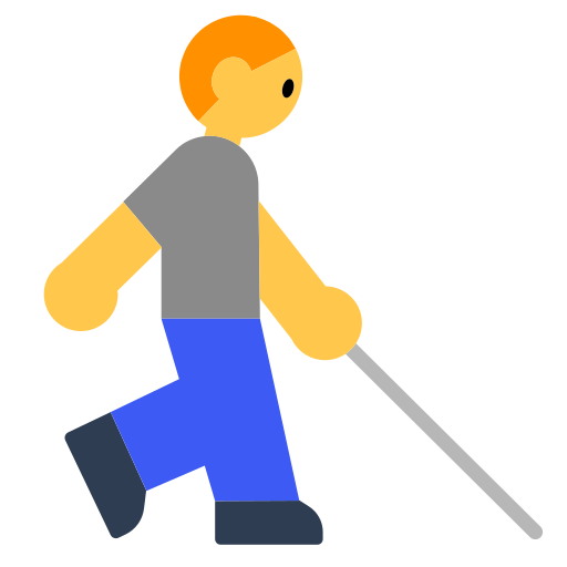 🧑‍🦯 Person with White Cane