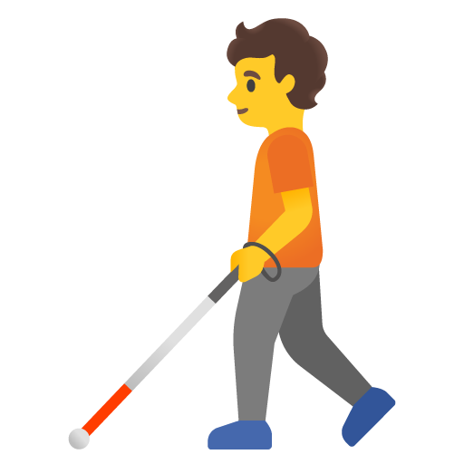 🧑‍🦯 Person with White Cane