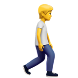 🚶‍➡️ Person Walking Facing Right