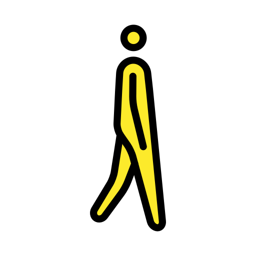 🚶‍♂️‍➡️ Man Walking Facing Right