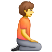 🧎‍➡️ Person Kneeling Facing Right