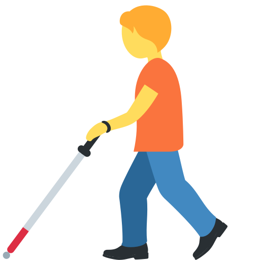 🧑‍🦯 Person with White Cane