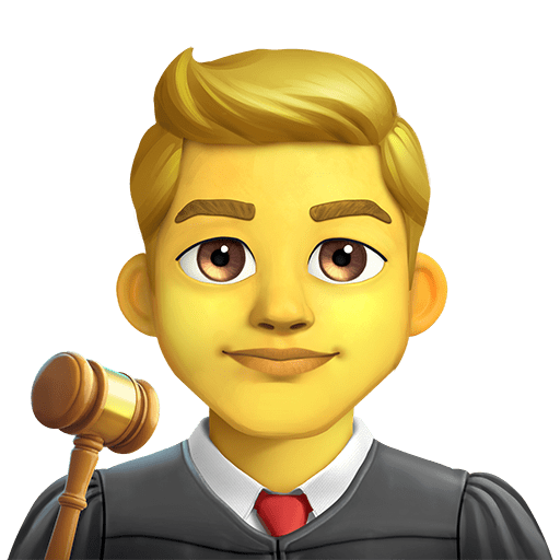 👨‍⚖️ Erkek Yargıç