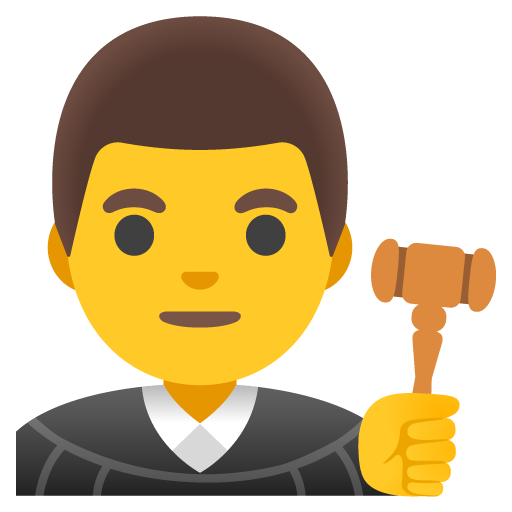 👨‍⚖️ Erkek Yargıç