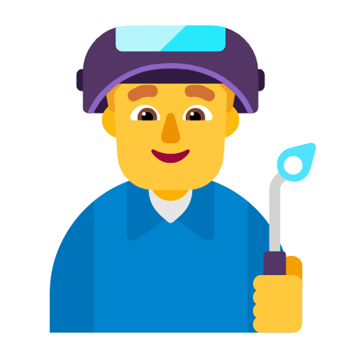 👨‍🏭 Man Factory Worker