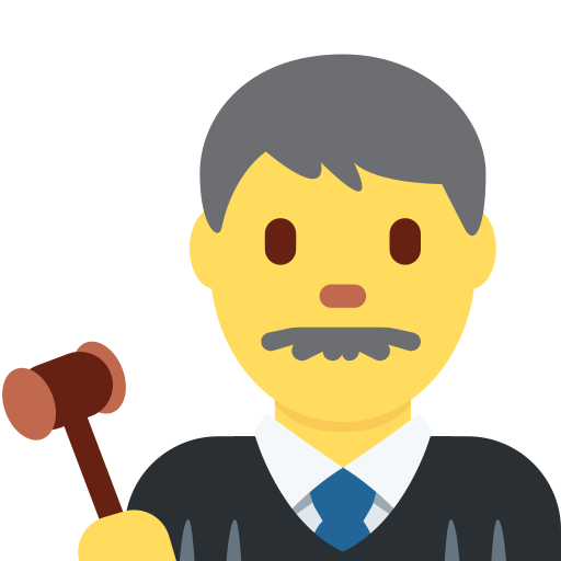 🧑‍⚖️👨‍⚖️👩‍⚖️ Judges