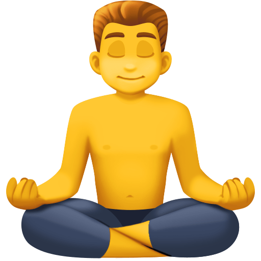 🧘‍♂️ Man in Lotus Position