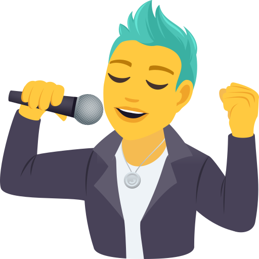 👨‍🎤 Homme chanteur