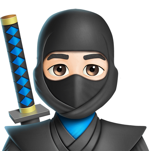 🥷🏻 Ninja: Light Skin Tone