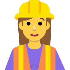 👷‍♀️ Woman Construction Worker