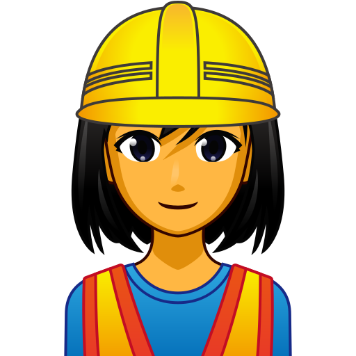 👷‍♀️ Woman Construction Worker
