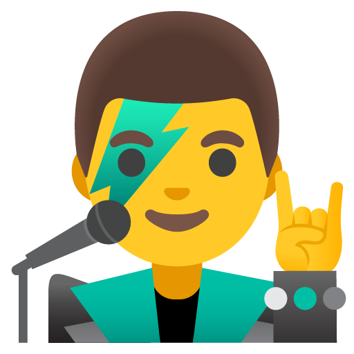 👨‍🎤 Homme chanteur