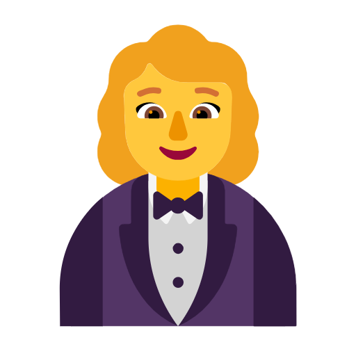 🤵‍♀️ Woman in Tuxedo