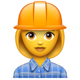 👷‍♀️ Woman Construction Worker