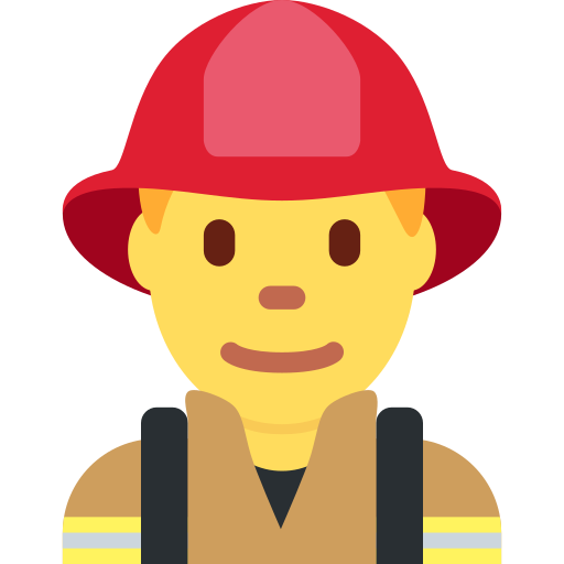 👨‍🚒 Homem Bombeiro