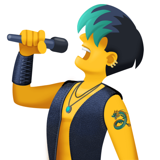 👨‍🎤 Homme chanteur