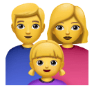 👨‍👩‍👦👨‍👩‍👧 Family: Man & Woman & One Child