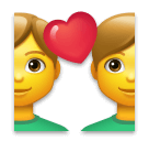 👨‍❤️‍👨 Couple with Heart: Man & Man