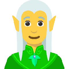 🧝‍♂️ Man Elf