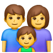 👨‍👩‍👦 Famiglia: Uomo, Donna e Bambino