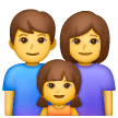 👨‍👩‍👦👨‍👩‍👧 Family: Man & Woman & One Child