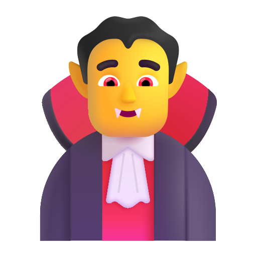 🧛‍♂️ Man Vampire
