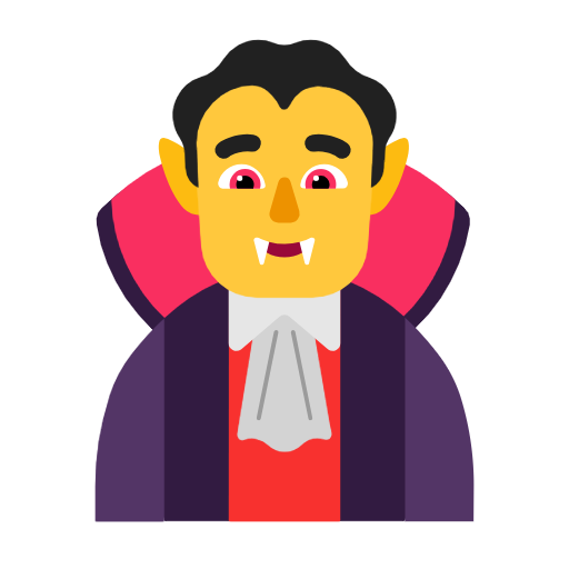 🧛‍♂️ Man Vampire