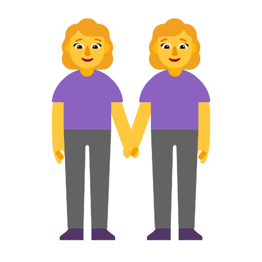 👭 Women Holding Hands