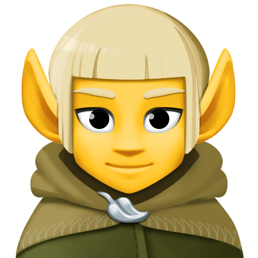 🧝‍♂️ Man Elf