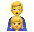 👨‍👧 Family: Man & Girl