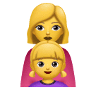 👩‍👧 Family: Woman & Girl