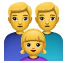 👨‍👨‍👧 Family: Man & Man & Girl