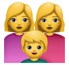 👩‍👩‍👦 Famiglia: Donna, Donna e Bambino
