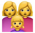 👩‍👩‍👧 Familie: Frau & Frau & Mädchen