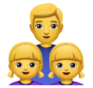 👨‍👧‍👧 Family: Man & Girl & Girl