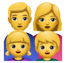 👨‍👩‍👧‍👦 Family: Man & Woman & Girl & Boy