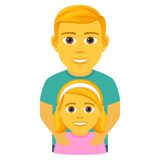 👨‍👧 Family: Man & Girl
