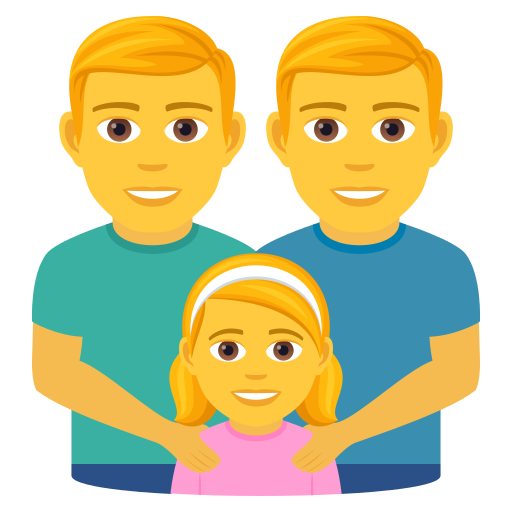 👨‍👨‍👧 Family: Man & Man & Girl