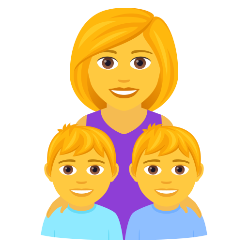 👩‍👦‍👦 Family: Woman & Boy & Boy