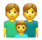 👨‍👨‍👦 Familia: Hombre, Hombre y Niño
