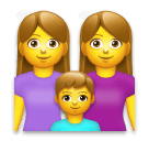 👩‍👩‍👦 Famiglia: Donna, Donna e Bambino